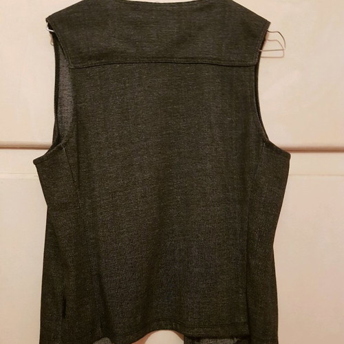 Men's vest used, size Small, blue
