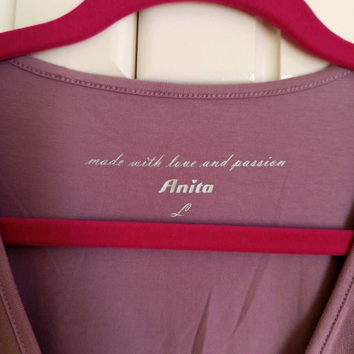 Anita maternity and nursing nightgown used, purple size 44-46