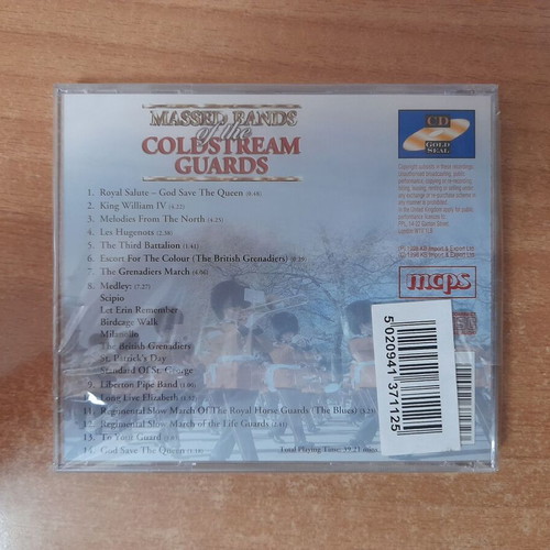 Massed Bands of the Coldstream Guards CD, sealed