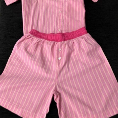 Zara girls' set like new, pink and yellow