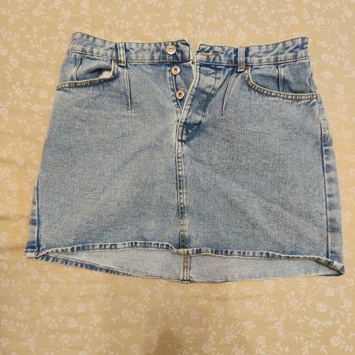 Calliope denim mini skirt XL, blue