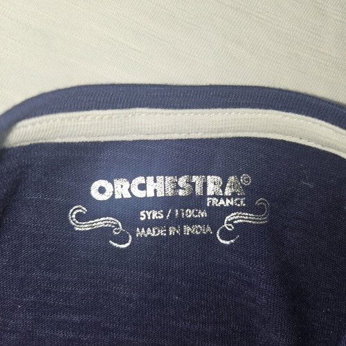 Orchestra T-shirt set like new, 3 pieces, size 110 cm, 5 years