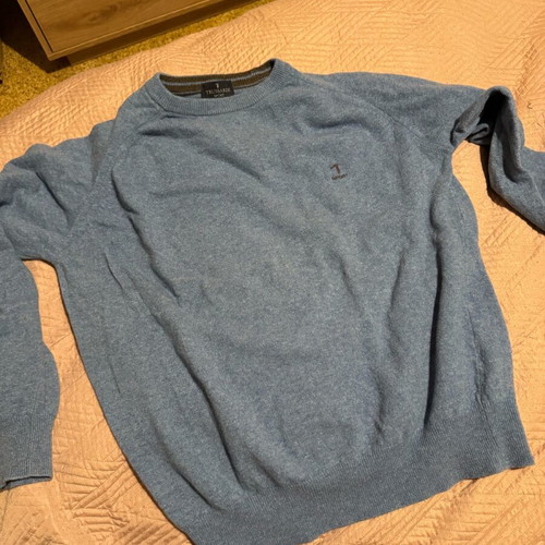 Trussardi sport knitwear used, blue, size M