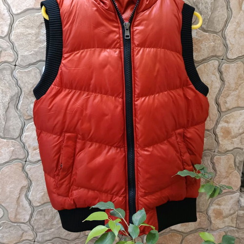 Unisex jacket size M brick red like new