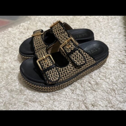 Seven slippers size 38 like new, black