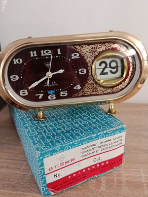 Diamond vintage επιτραπέζιο αναλογικό ρολόι ξυπνητήρι, Shanghai, no8815