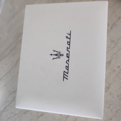 Maserati watch new, black gold rose color