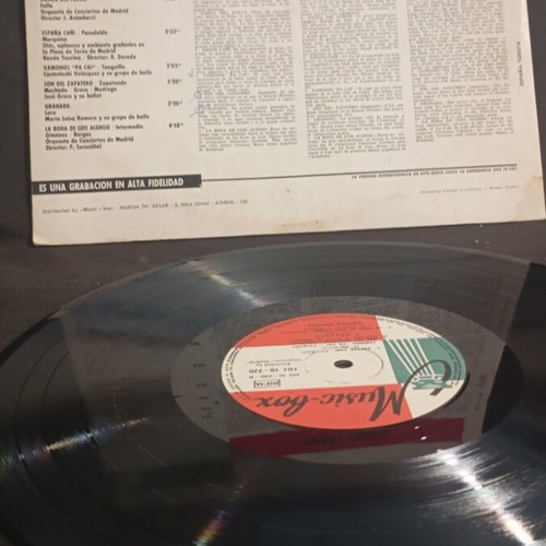 Lo Mejor De Espana LP used, size 38