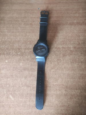 Casio G-Shock GA-B2100-1A1 σαν καινούργιο, ανδρικό ρολόι solar με υφασμάτινο λουρί