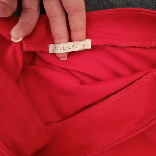 Halterneck red mini dress like new by Calliope, size S