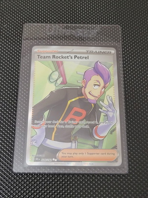 Team Rocket's Petrel Pokemon card like new