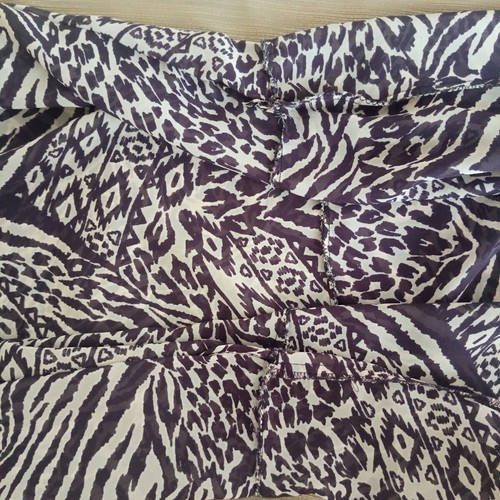 Accessorize Kaftan Tunic Dress zebra print embellished, like new