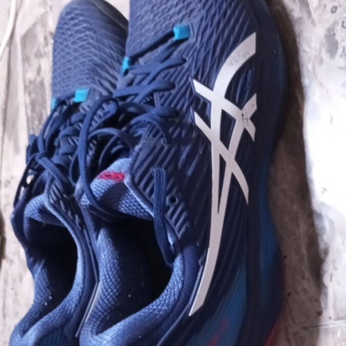 Asics Solution Speed FF 2 athletic shoes size 44.5 like new, blue