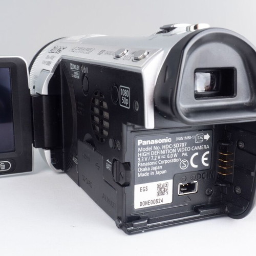 Panasonic HDC-SD707 3MOS Full HD Camcorder used with Leica Dicomar Lens