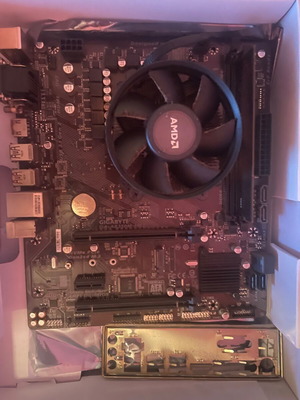 Am4 CPU με μητρική, RAM, τροφοδοτικό και GPU 1060 6GB μεταχειρισμένα