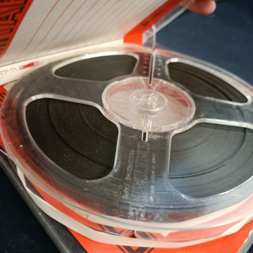 Emitape 7-inch audio tape like new, 60s-70s, 366 meters