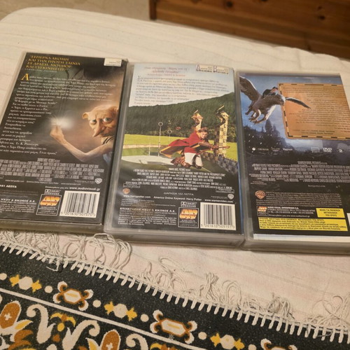 Harry Potter video cassettes like new, 3 pieces, dubbed