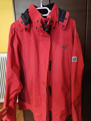 Jack Wolfskin unisex windbreaker jacket XL like new with detachable hood