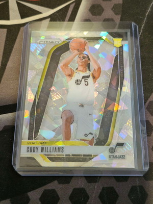 Panini Prizm Cody Williams RC Cracked Ice Card 2024-25 new