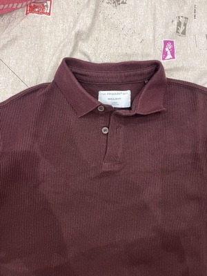 Polo t-shirt Primark καινούργιο, βυσσινί, μέγεθος L