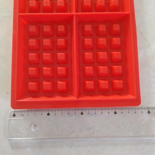 Silicone molds for waffles and cake new, set of 2 pieces