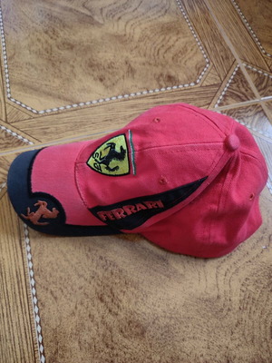 Ferrari Scuderia 58 Italy cap hat used, cotton, kids formula 1