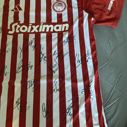 Olympiacos Signed Jersey 2023-24 Conference League Champions Like New