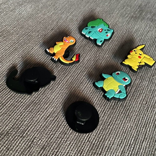 Pokémon Crocs Accessories new, set of 6 for authentic Crocs