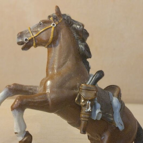 Horse figure used, toy