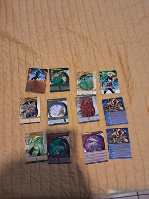 Κάρτες Bakugan μεταχειρισμένες και μεταλλικές