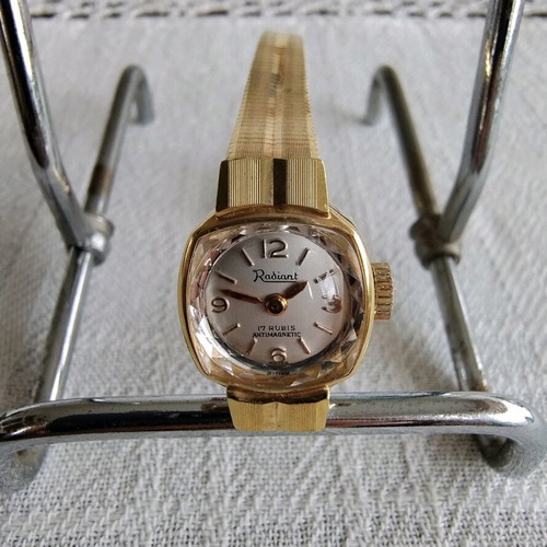 Radiant women's wristwatch used, gold-plated, 1960s