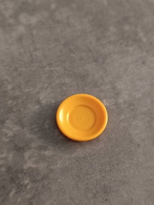 Playmobil shallow plate orange
