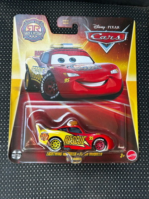 Disney Pixar Cars Race & Rescue Lightning McQueen toy car new