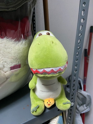 Dinosaur teddy bear new with suction cup