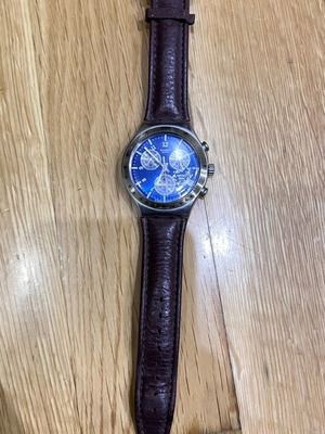 Swatch Athens 2004 used collectible watch with blue dial