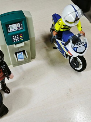 Playmobil City Action ATM Robbery set used