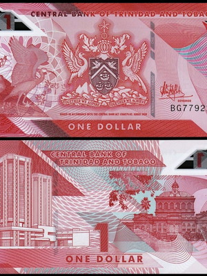 Τρινιντάντ και Τομπάγκο 1 Dollar 2020 Polymer καινούργιο