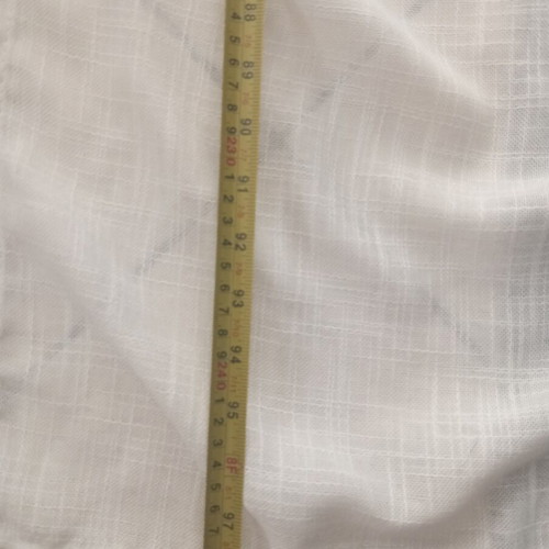 Curtain with grommets, white