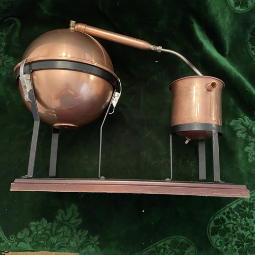 Distiller used, small experimental copper with iron bases
