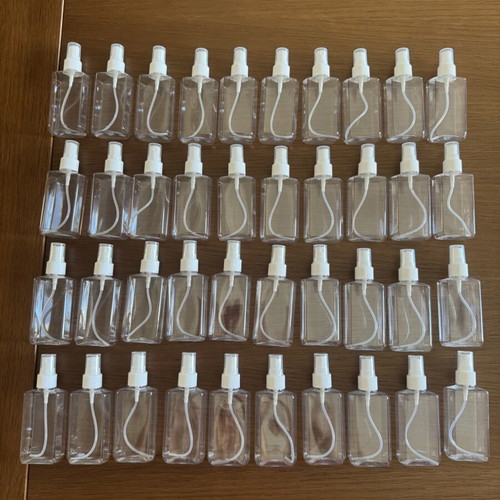 Plastic perfume bottles 110 ml new, pack of 40