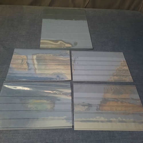 Large Lot of 1350 European Stamps like new with storage cards