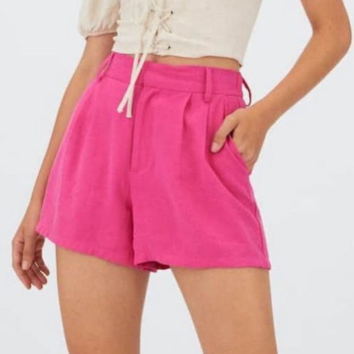 Women's fuchsia shorts Stradivarius size 36 like new