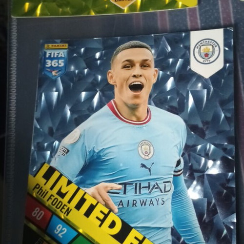 Foden Fifa365 Panini Large Card like new