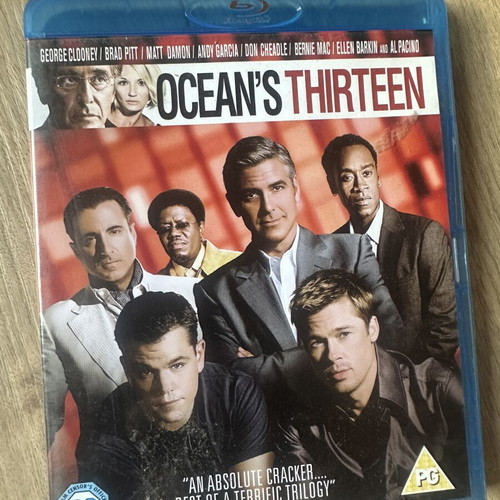 Ocean's Thirteen Blu-Ray used with English subtitles
