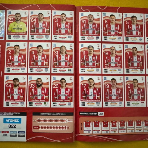 Panini Super League 2024-25 Sticker Collection like new