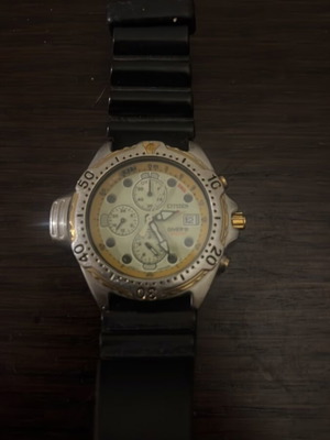 Citizen Promaster Diver's 200m chronograph watch used, vintage