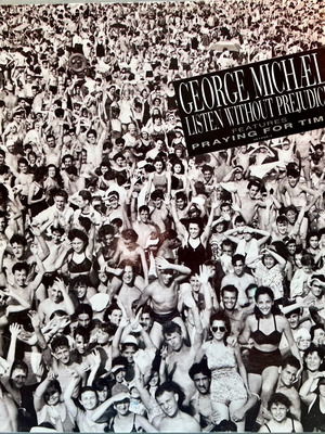 George Michael Listen Without Prejudice Vol. 1 LP like new, original Greece pressing
