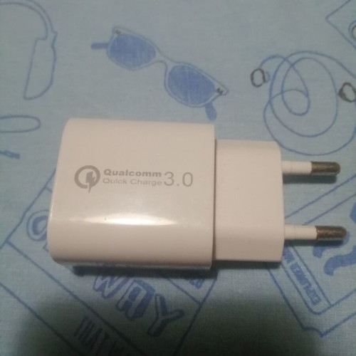 Qualcomm Quick Charge 3.0 white wall charger, EU plug