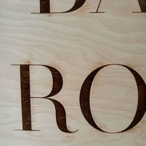 Carved sign like new, ideal for shop or home