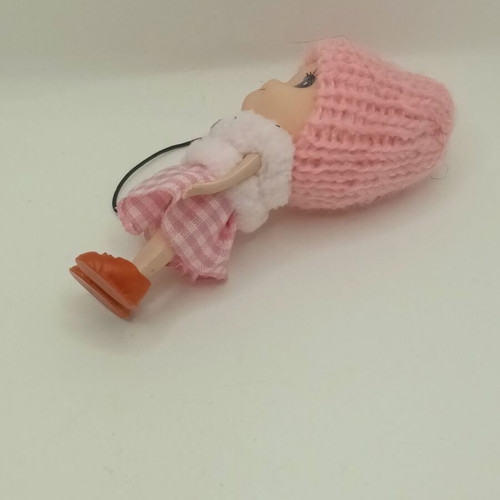 Μπρελόκ κουκλίτσα Tekifun μεταχειρισμένη Lovely Tiny Dolls